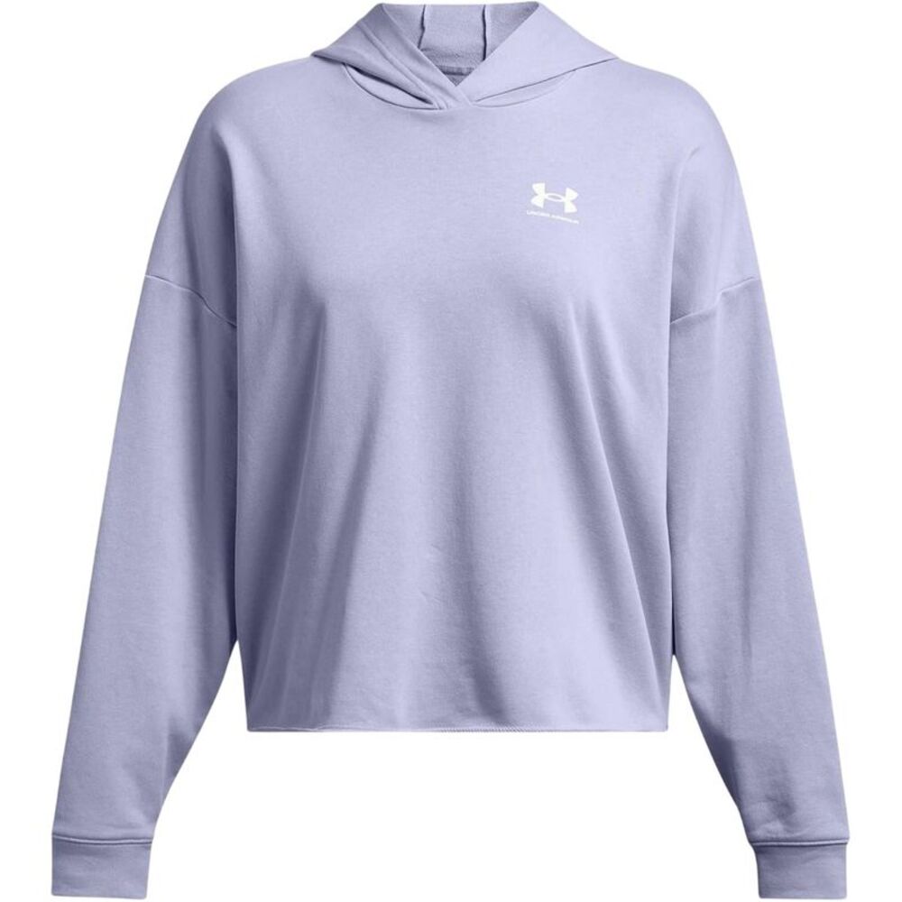 Under Armour Womens/Ladies Relaxed Fit Crop Sweatshirt / Celestial Grey